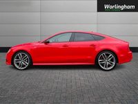 Used Audi A7 Black Edition 2017 Red Hatchback