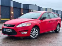 Used Ford Mondeo Zetec 115 HP (84 kW) 2011 Red Estate