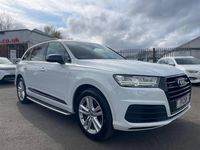 Begagnad Audi Q7 S-Line 272 HK (200 kW) 2018 Vit SUV