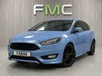 Used Ford Focus ST-Line 125 HP (91 kW) 2017 Blue Hatchback