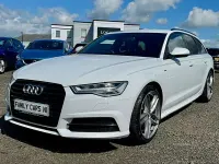 Used Audi A6 Black Edition 190 HP (139 kW) 2015 White Estate