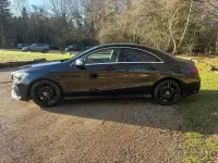 Used Mercedes CLA200 AMG line 2019 Black Coupe