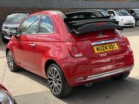 Used Fiat 500C S 70 HP (51 kW) 2024 Passadble red Cabriolet