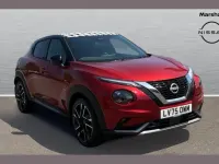 Used Nissan Juke Tekna+ 114 HP (83 kW) 2025 Fuji sunset red SUV