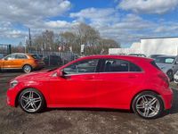 Used Mercedes A180 AMG line 109 HP (80 kW) 2017 Red Hatchback