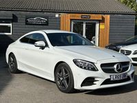 Used Mercedes C200 AMG line 198 HP (145 kW) 2019 White Coupe