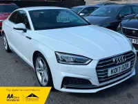 Used Audi A5 S-Line 190 HP (139 kW) 2017 White Coupe