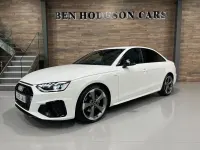 Used Audi A4 Black Edition 150 HP (110 kW) 2019 White Sedan