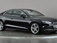 Used Audi A5 S-Line 150 HP (110 kW) 2018 Black Coupe