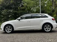 Used Audi A3 Sportback Advanced 150 HP (110 kW) 2018 White Hatchback