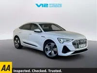 Usado Audi e-tron S-Line 11 kW (15 CV) 2023 Blanco SUV