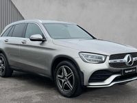 Used Mercedes GLC220 AMG line 194 HP (142 kW) 2021 Mojave silver metallic SUV
