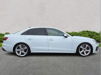 Used Audi A4 S-Line 150 HP (110 kW) 2022 White Sedan