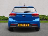 Used Kia Rio 83 HP (61 kW) 2023 Blue Hatchback