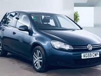 Used VW Golf VI SE 105 HP (77 kW) 2010 Blue Hatchback