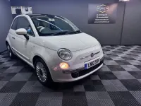 Used Fiat 500 Lounge 69 HP (50 kW) 2010 White Hatchback