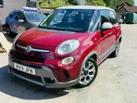 Used Fiat 500L Trekking 2014 Red/white MPV