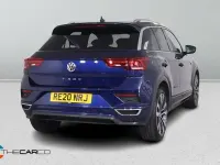 Used VW T-Roc R-line 150 HP (110 kW) 2020 Blue SUV