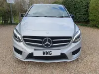 Used Mercedes B180 AMG line 109 HP (80 kW) 2015 Silver Hatchback