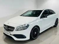 Used Mercedes A200 AMG line 136 HP (100 kW) 2016 White Hatchback