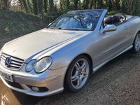 Used Mercedes CLK55 AMG 2004 Silver Cabriolet