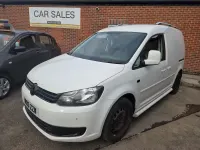 Used VW Caddy 102 HP (75 kW) 2013 White MPV