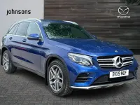 Used Mercedes GLC220 AMG line 168 HP (123 kW) 2019 Blue SUV