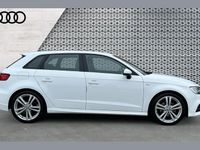 Used Audi A3 S-Line 113 HP (83 kW) 2018 White Sedan