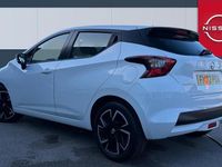 Used Nissan Micra Acenta 92 HP (67 kW) 2022 White Hatchback