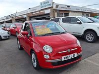 Used Fiat 500 Lounge 69 HP (50 kW) 2012 Red Hatchback