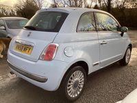 Used Fiat 500 Lounge 69 HP (50 kW) 2008 Blue Hatchback