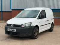 Used VW Caddy 102 HP (75 kW) 2013 White MPV