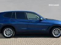 Used BMW X3 Sport Line 190 HP (139 kW) 2018 Phytonic blue metallic paint SUV