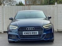 Used Audi A3 Black Edition 116 HP (85 kW) 2019 Blue Sedan