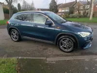 Usado Mercedes GLA200 AMG Line Premium 2020 Azul SUV