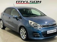 Used Kia Rio 89 HP (65 kW) 2015 Blue Hatchback
