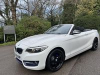 Used BMW 218 Sport Line 2016 White Cabriolet