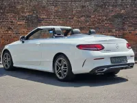 Used Mercedes C220 AMG line 194 HP (142 kW) 2018 White Cabriolet