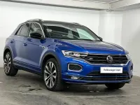 Used VW T-Roc R-line 150 HP (110 kW) 2022 Blue SUV