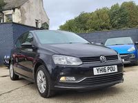 Used VW Polo SE 88 HP (64 kW) 2016 Black Hatchback