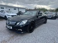Used Mercedes E350 2010 Black Cabriolet