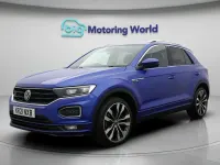 Used VW T-Roc R-line 150 HP (110 kW) 2020 Blue SUV