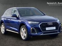 Used Audi Q5 S-Line 261 HP (191 kW) 2022 Blue SUV