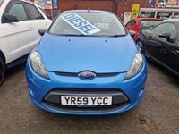Used Ford Fiesta 67 HP (49 kW) 2009 Blue Hatchback
