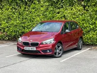 Used BMW 218 Sport Line 2015 Red Hatchback