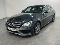 Usado Mercedes C250 AMG line 204 HP (150 kW) 2014 Cinzento Sedan