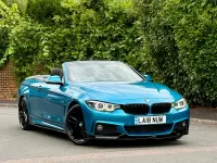 Used BMW 420 M Sport 2018 Blue Cabriolet