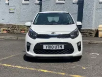 Used Kia Picanto 83 HP (61 kW) 2018 White Hatchback