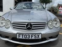 Used Mercedes SL55 AMG AMG 2003 Silver Cabriolet