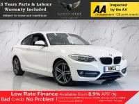 Used BMW 218 Sport Line 136 HP (100 kW) 2017 White Coupe